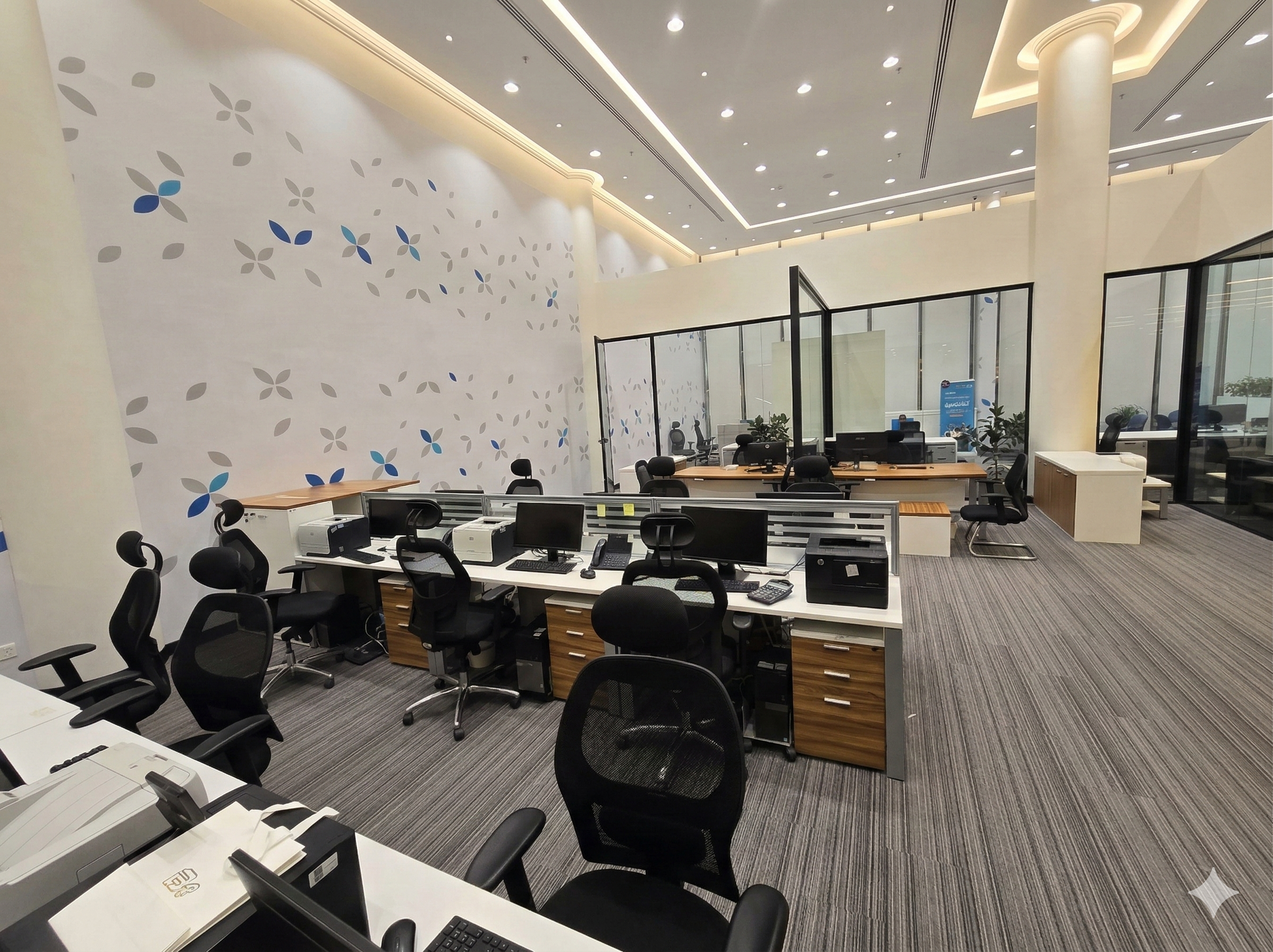 تصميم وتأثيث مكاتب بنك التنمية الاجتماعية — 1